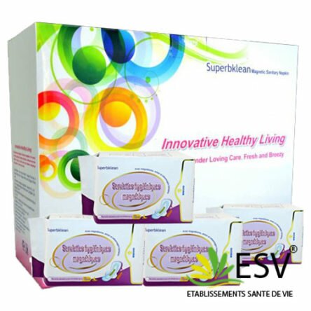 Serviettes Hygiénique Magnétique Nuit Superbklean (19packs)